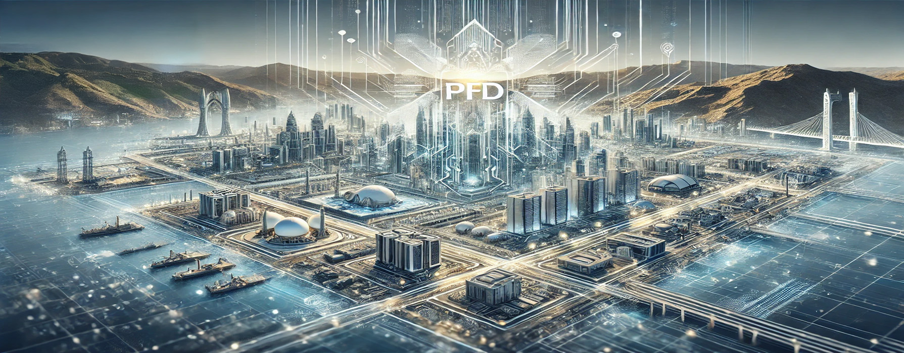 DALL·E 2025-03-14 22.16.44 - A fresh, visually dynamic image representing the Oman Offset Program (PFD) with a modern, high-tech theme. The image should include elements of futuri